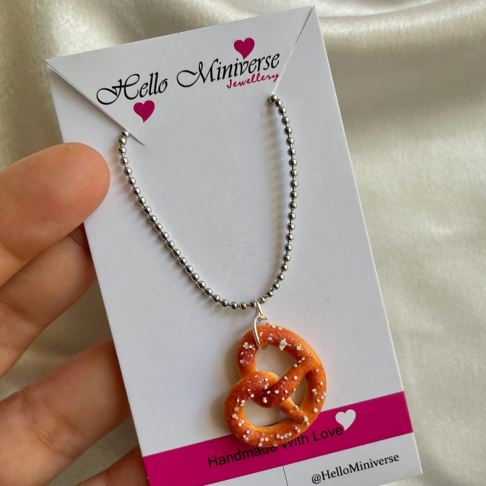 Miniature Pretzel Necklace