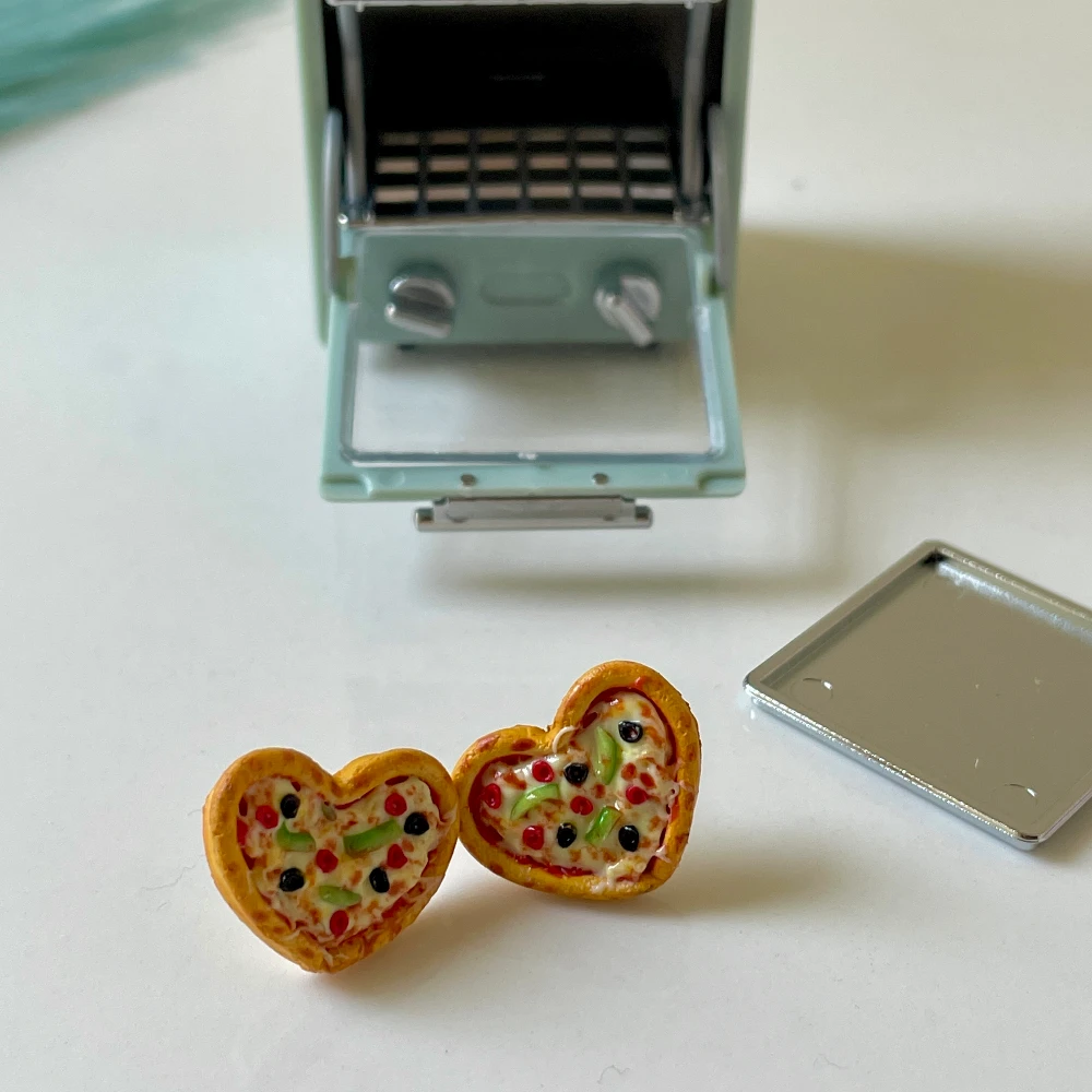 Miniature Pizza Studs