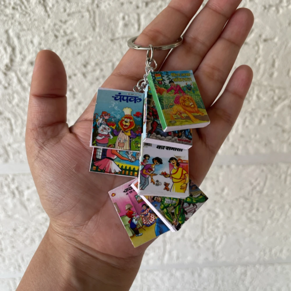 Miniature 90’s Comics Keychain