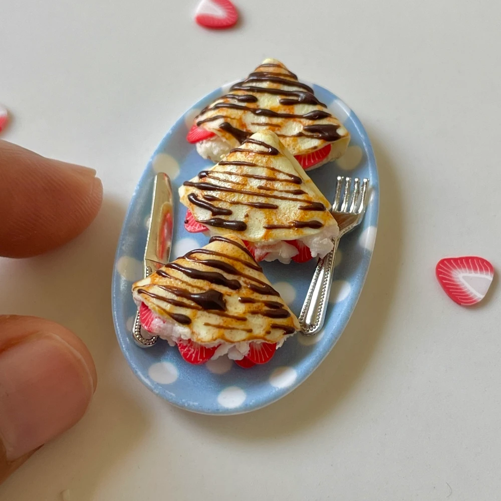 Miniature Pancake Fridge Magnet