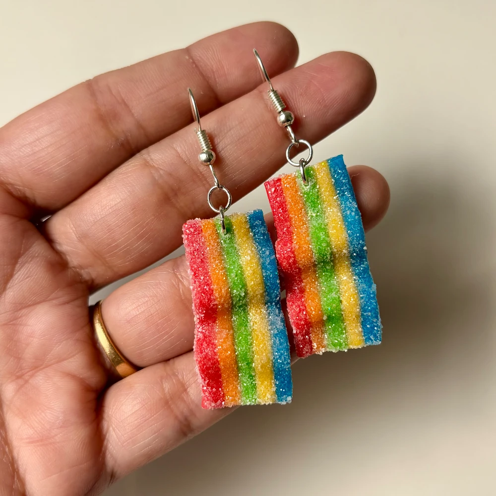 Mini Rainbow Candy Earrings