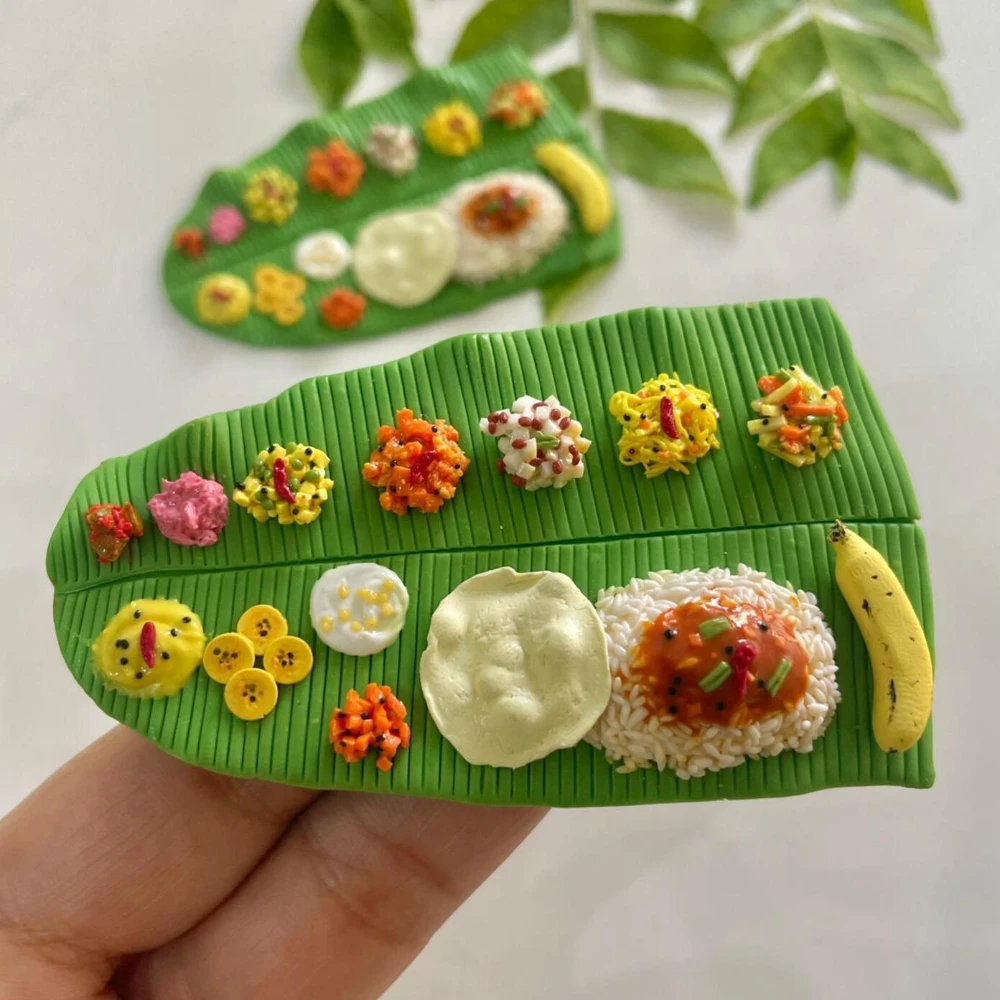 Miniature Sadya Fridge Magnet