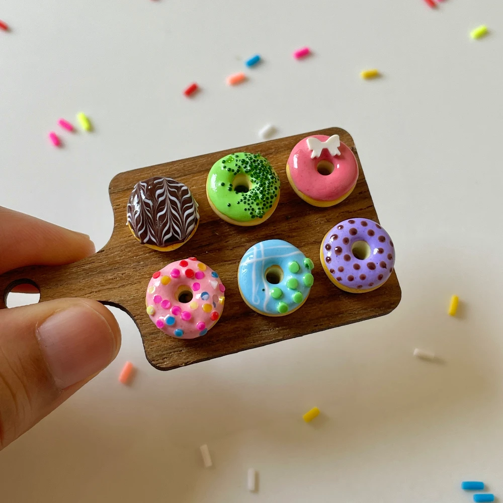 Miniature Donuts Platter Fridge Magnet