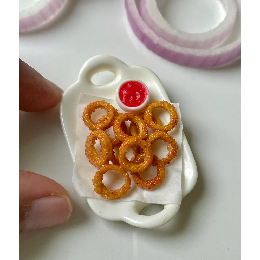 Mini Crunchy Onion Rings Magnet