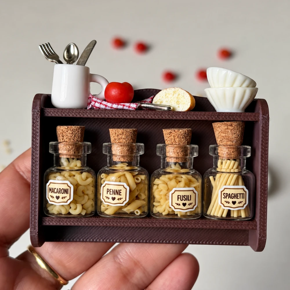 Miniature Pasta Pantry Shelf Magnet
