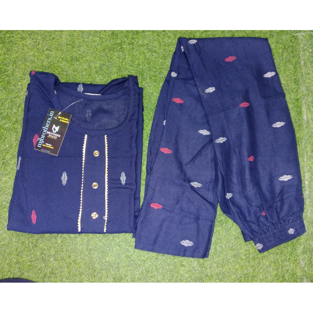 Girls kurti pant said formal look (blue)