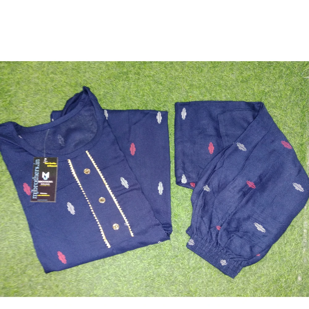 Girls kurti pant said formal look (blue)