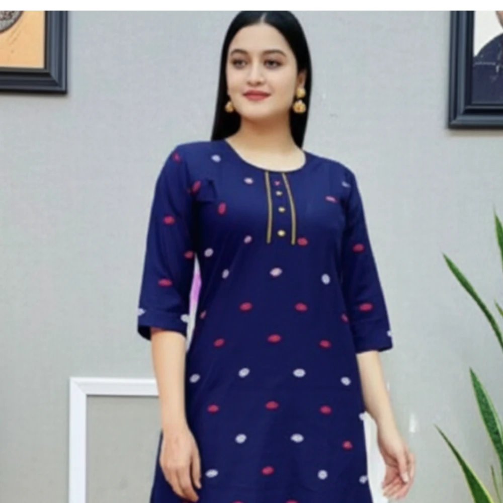 Girls kurti pant said formal look (blue)