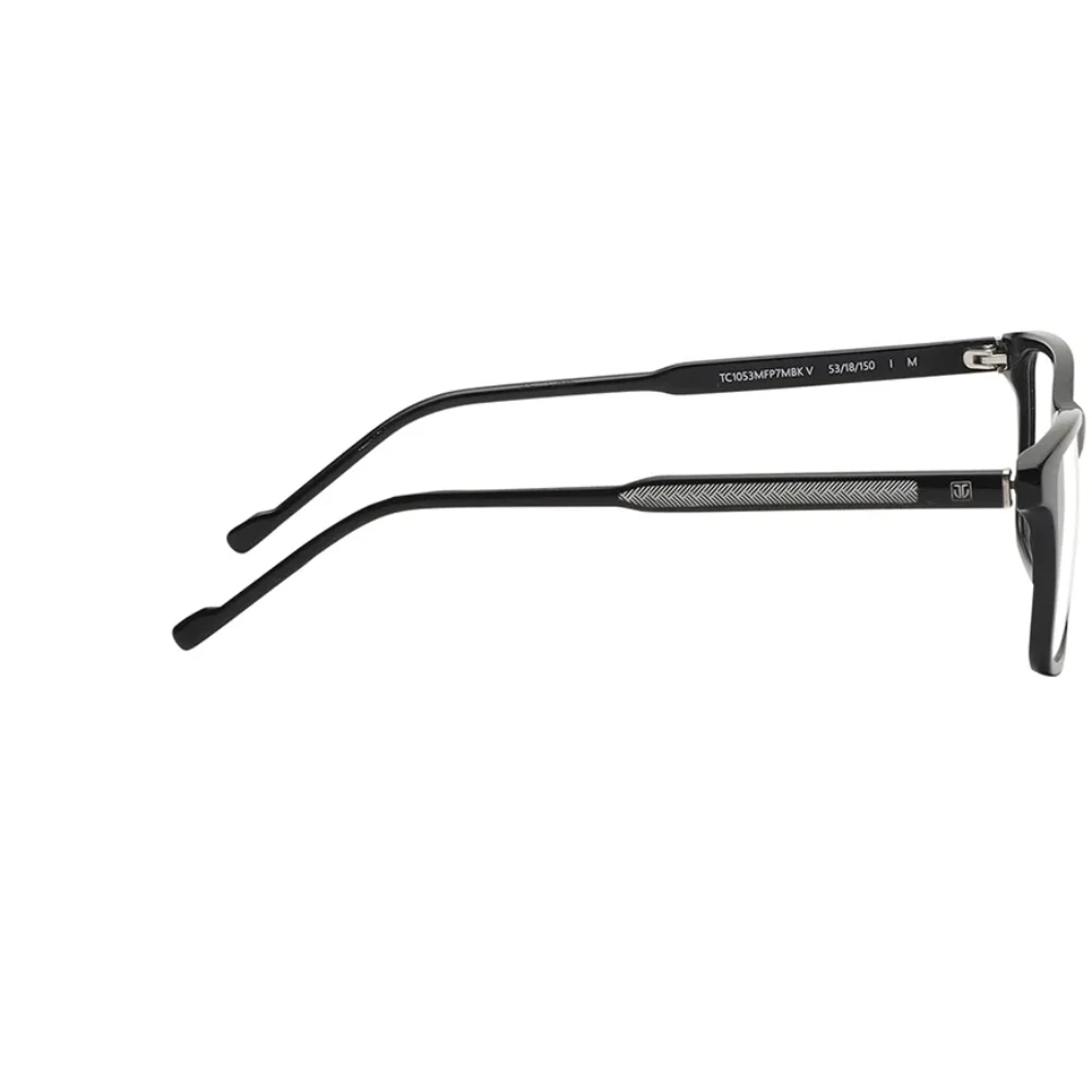 Titan Black Square Men Eyeglasses (TC1053MFP7MBKV|53)