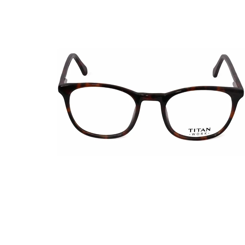 Titan  Brown Wayfarer Rimmed Eyeglasses from Titan Eyewear (TW1033MFP1)