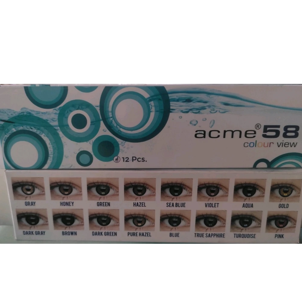 Acme 58 Color View Color lenses (12 Lens/Box) (GREY)