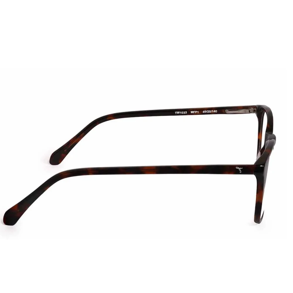 Titan  Brown Wayfarer Rimmed Eyeglasses from Titan Eyewear (TW1033MFP1)