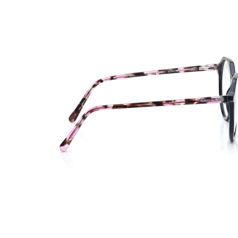 FastTrack Black Round Rimmed Eyeglasses for Men and Women