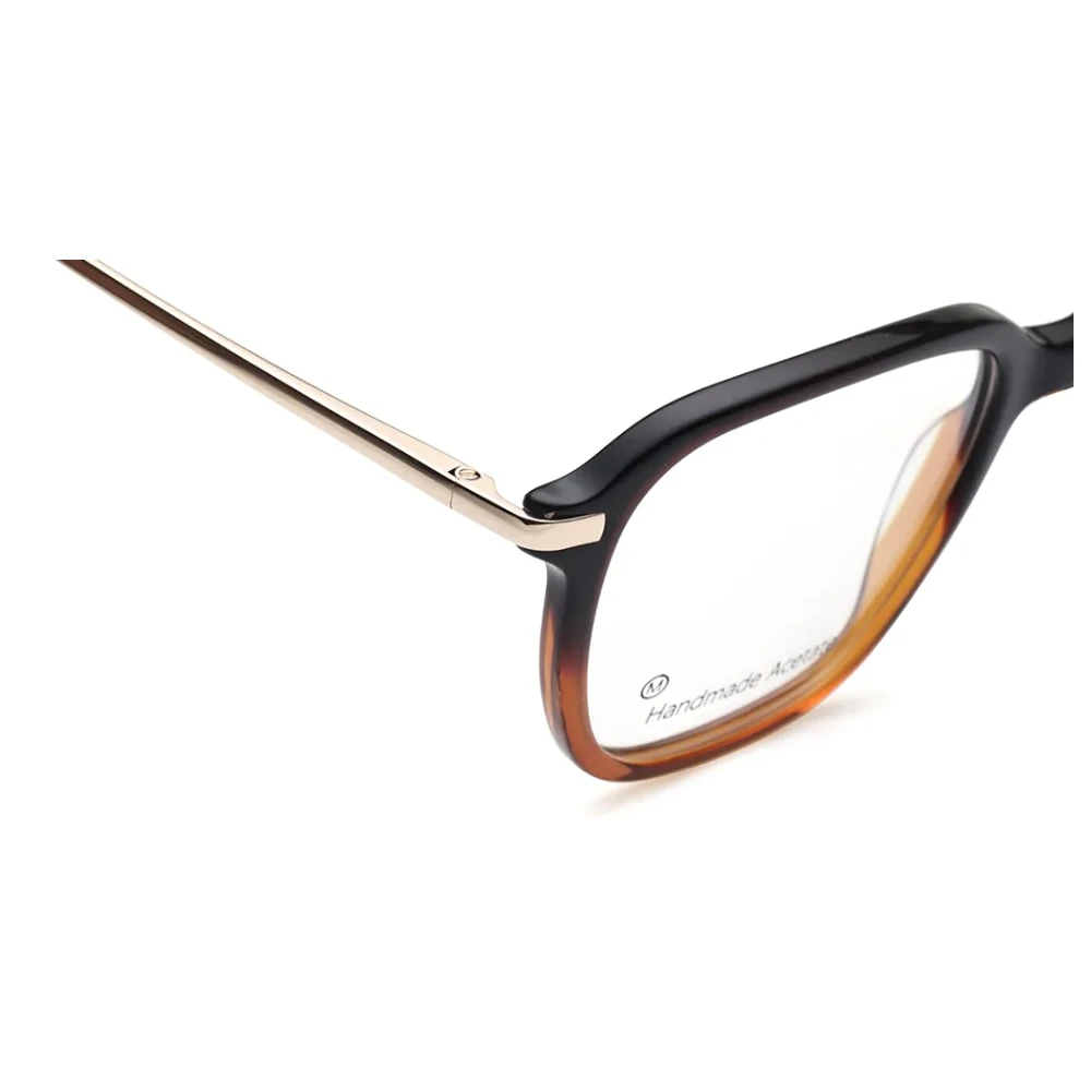 Titan Brown Geometric Eyeglasses for Men and Women