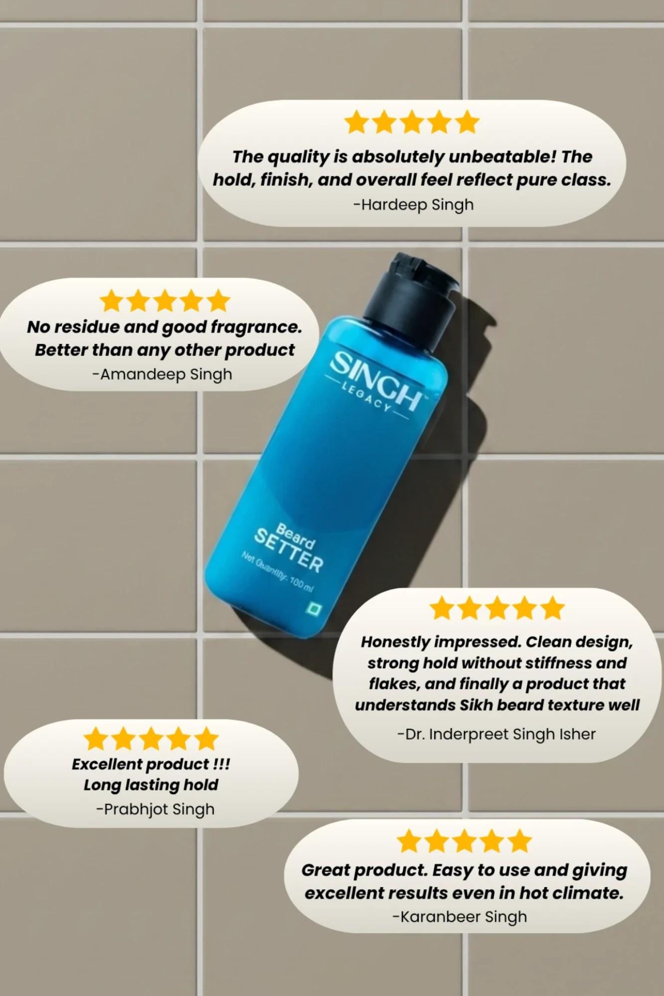 Singh Legacy Beard Setter Duo Pack (2 *100ml)