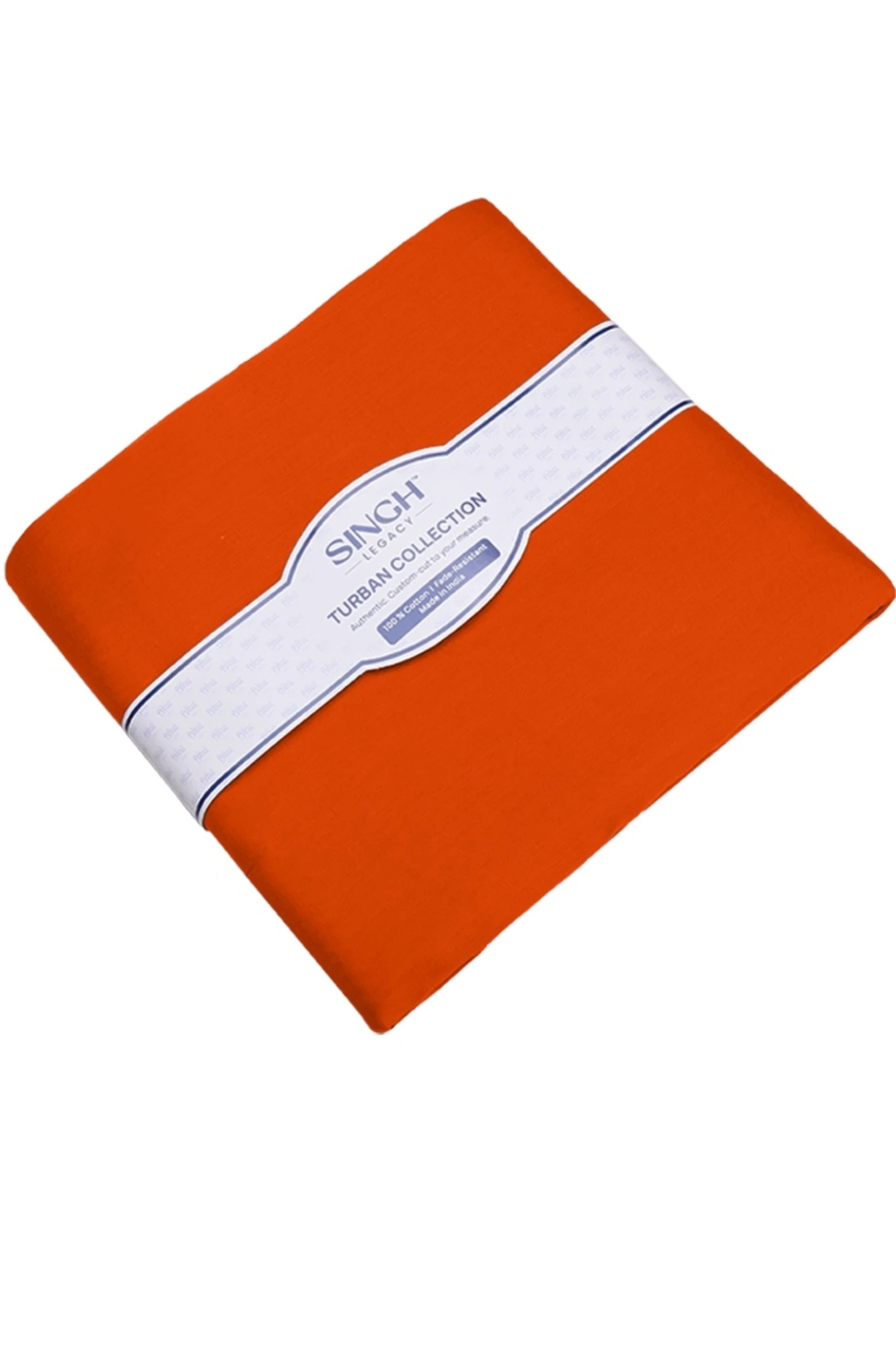 Flame Orange Turban | Full Voile