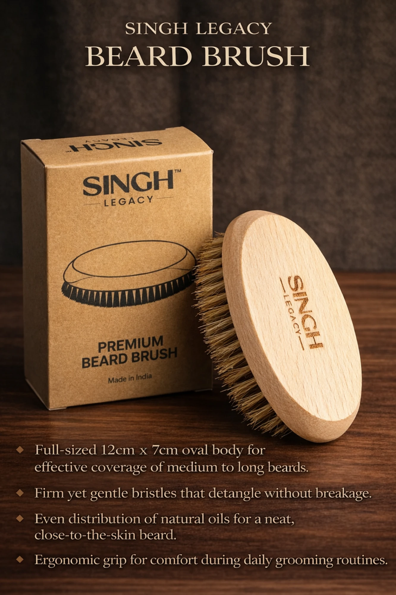 Premium Beard Brush
