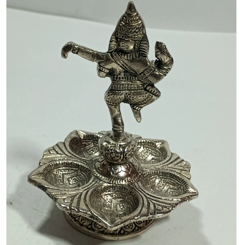 Diya with Ganesh-6No-Z07603