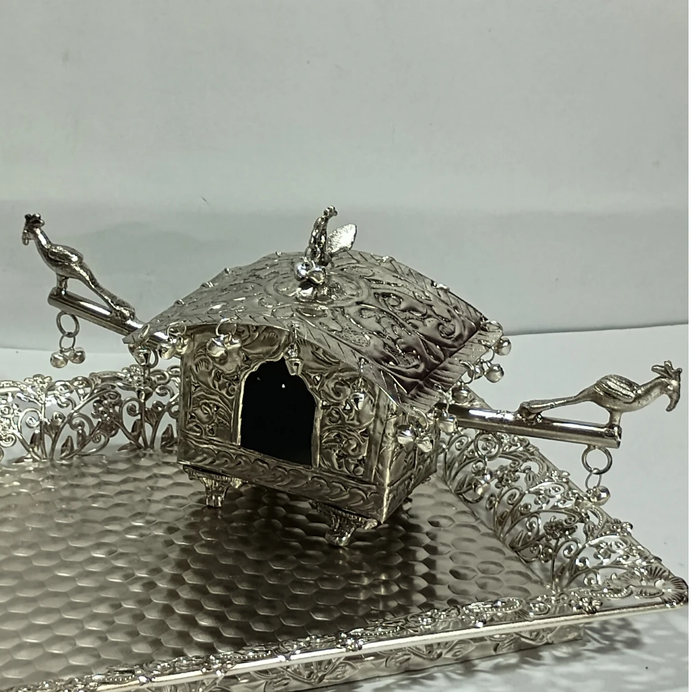 Tray with Palki Farman and Nariyal Set-14No-Z12604