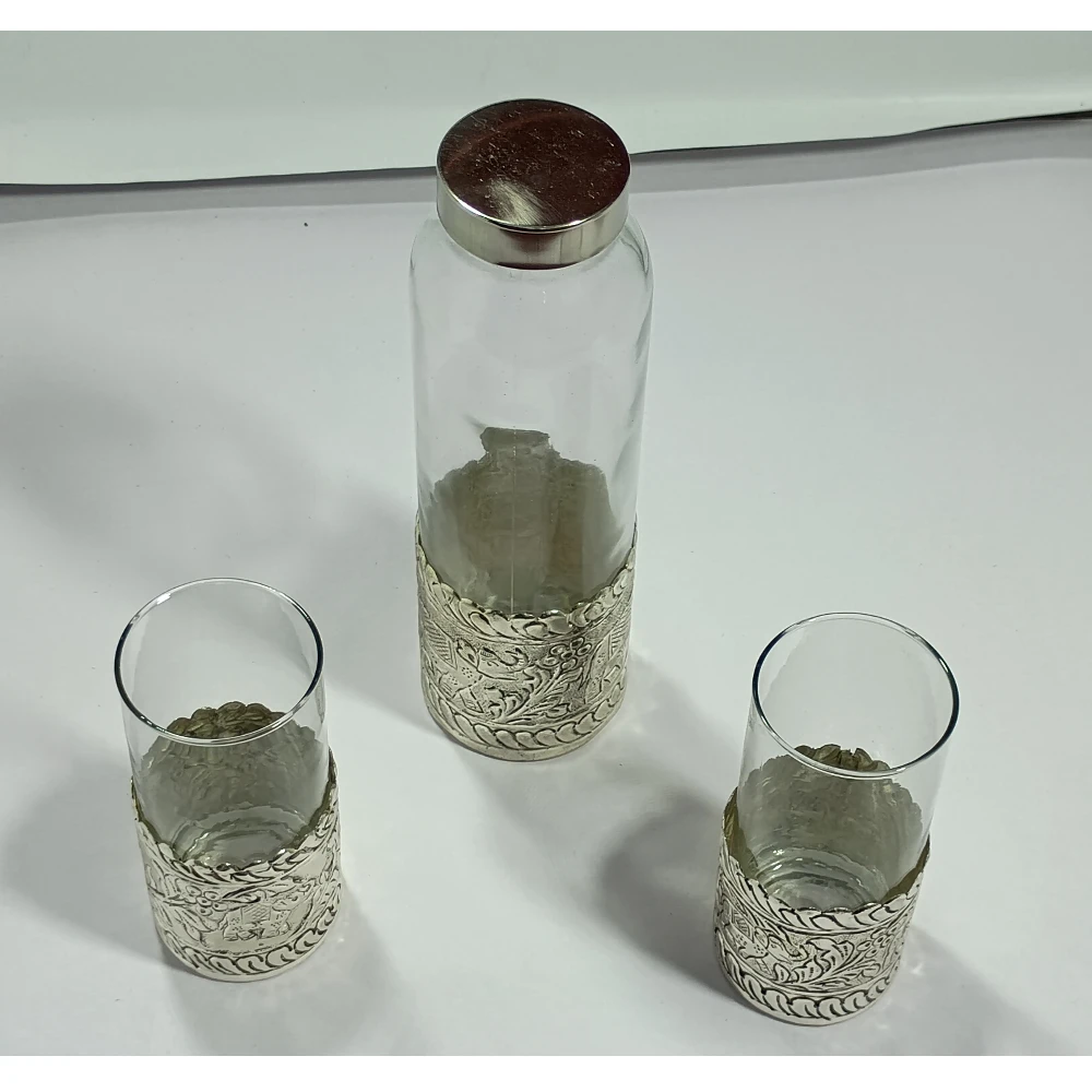 Two Glass and Bottle-10No-Z12221