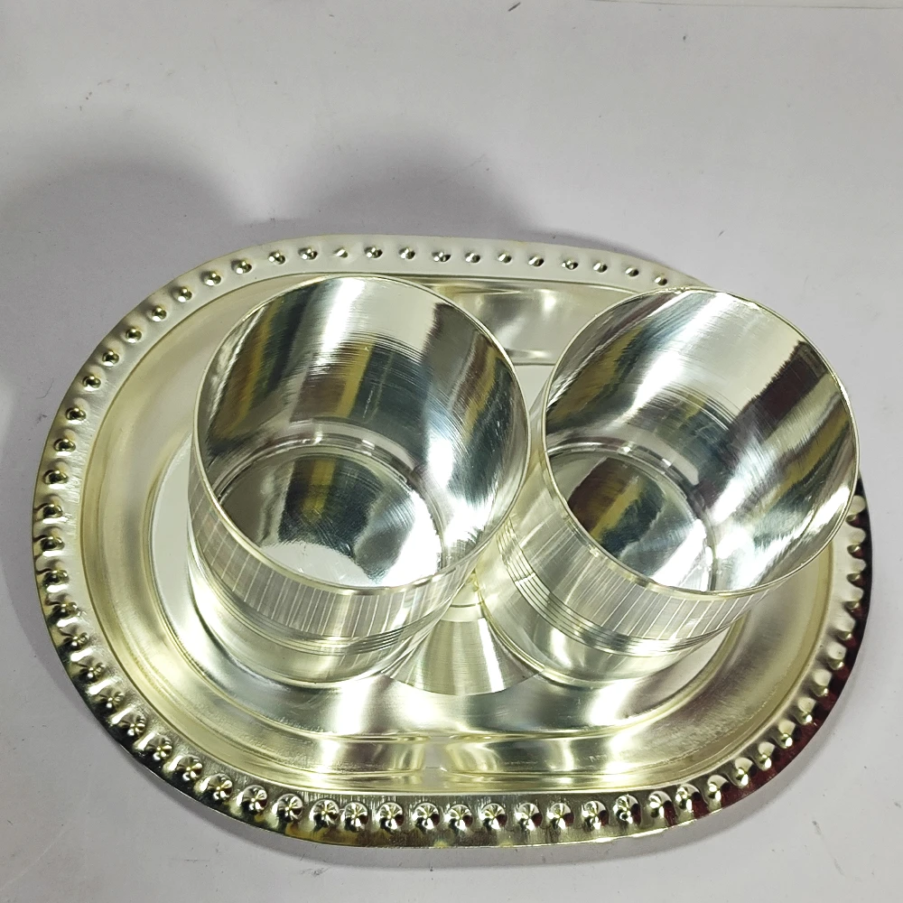 Two glass with tray-7.5No-Z09990