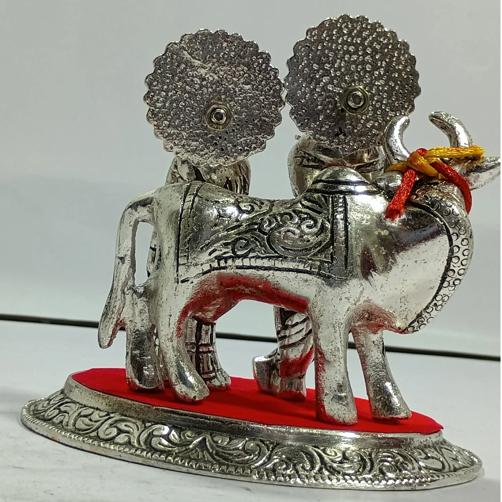Radha Krishna with Cow-5.5No-Z09578