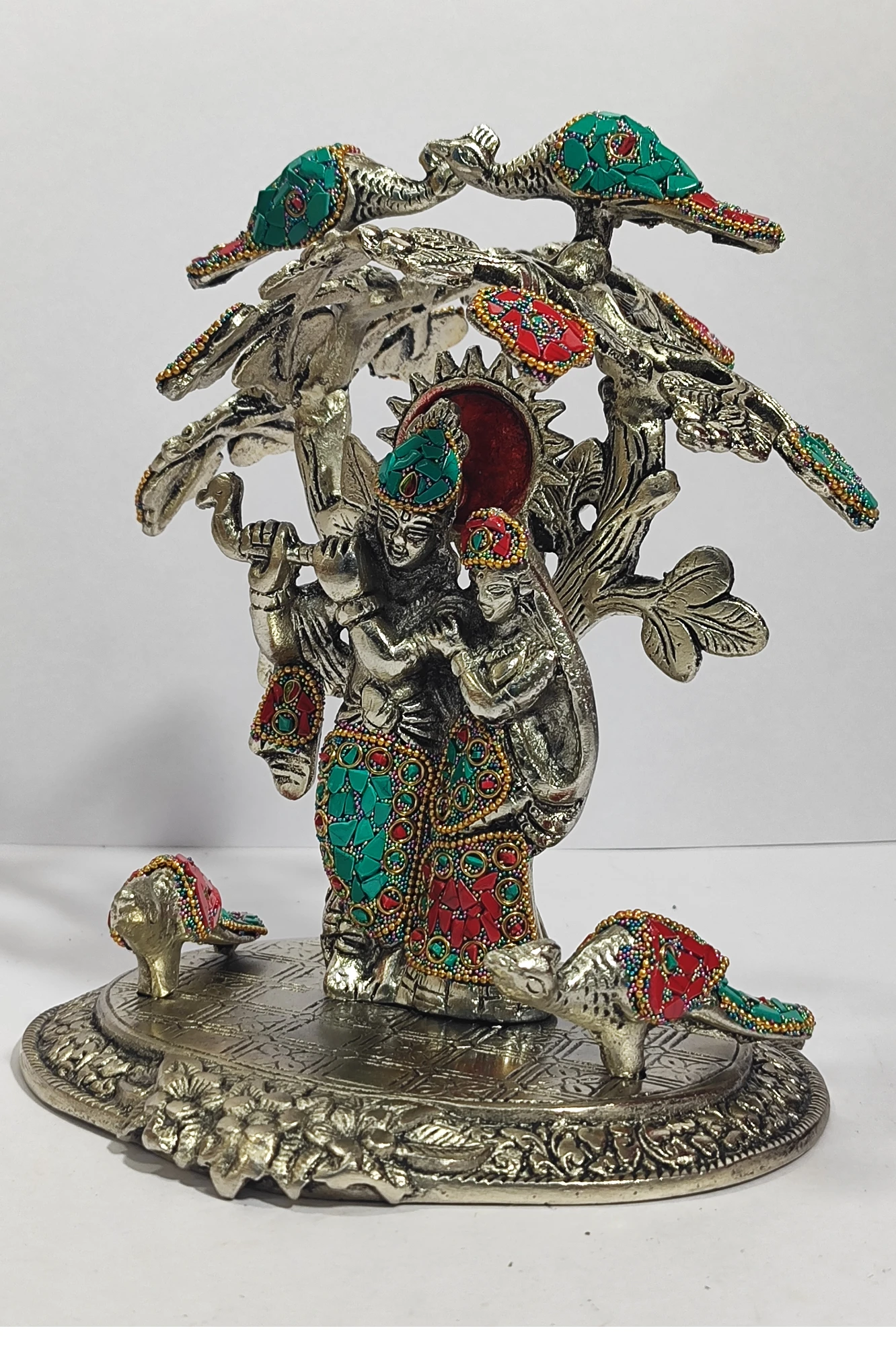 Radha Krishna With Tree-8No-Z12973