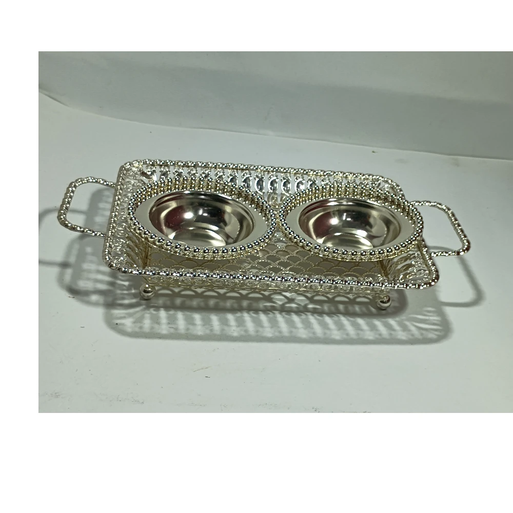 Bowl with tray-8No-Z04901