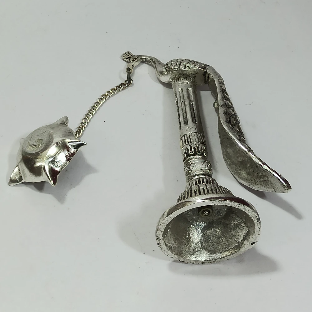 Peacock Diya with stand-7.5No-Z11625