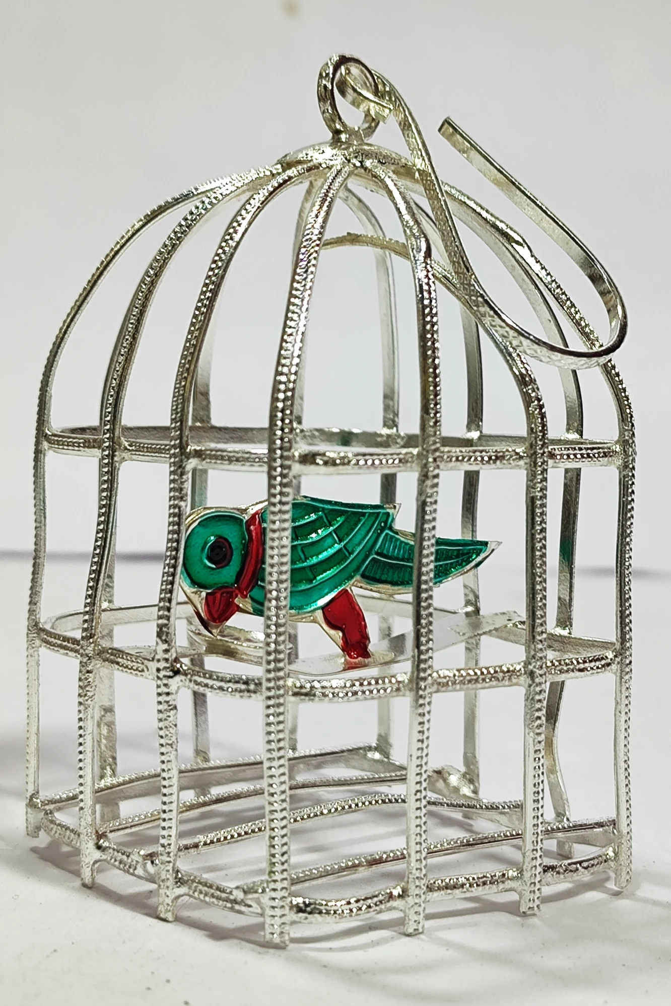 Parrot in Cage-3.75No-Z00228