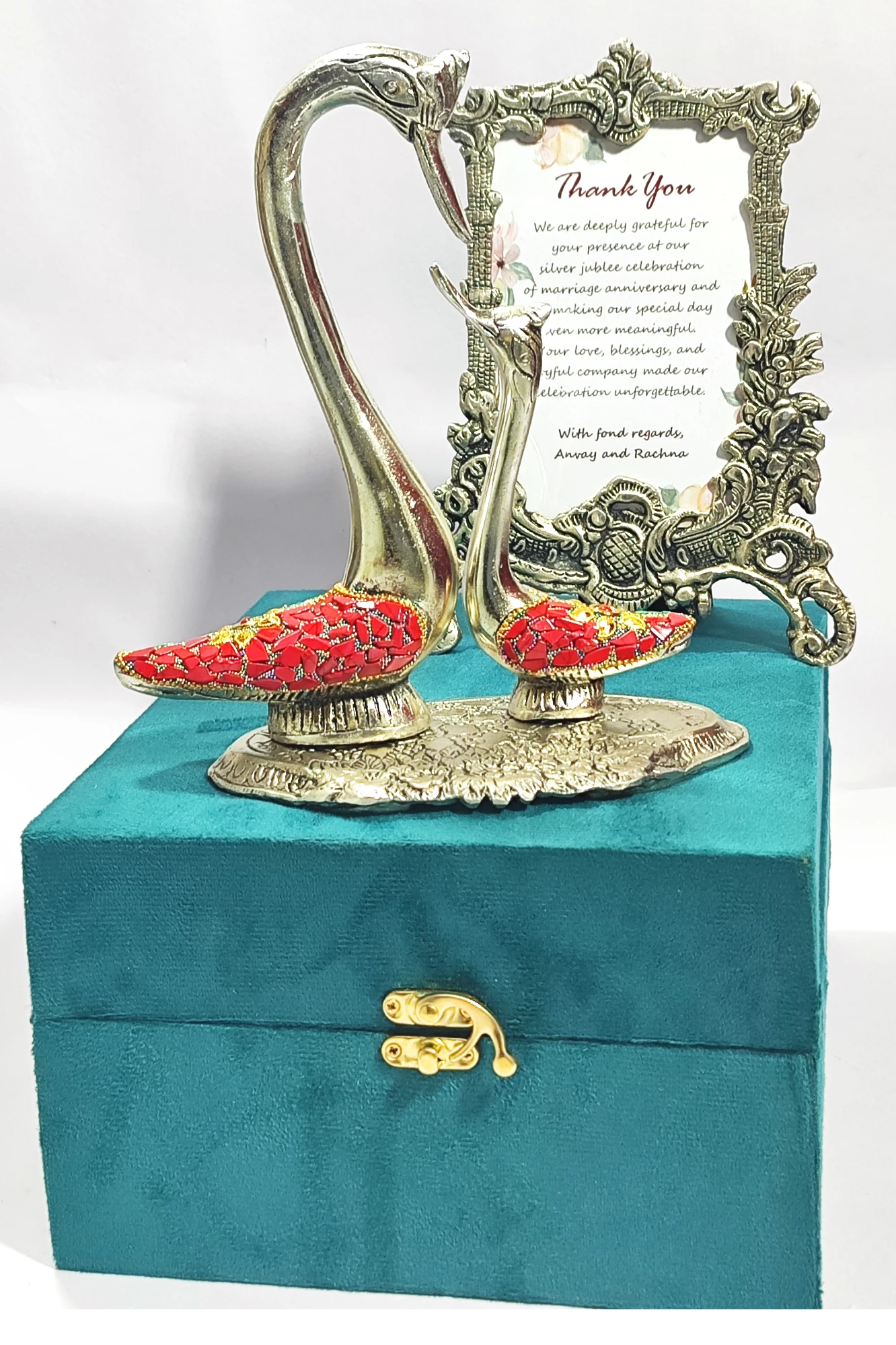 Couple Swan with Photo Frame-8No-Z12758