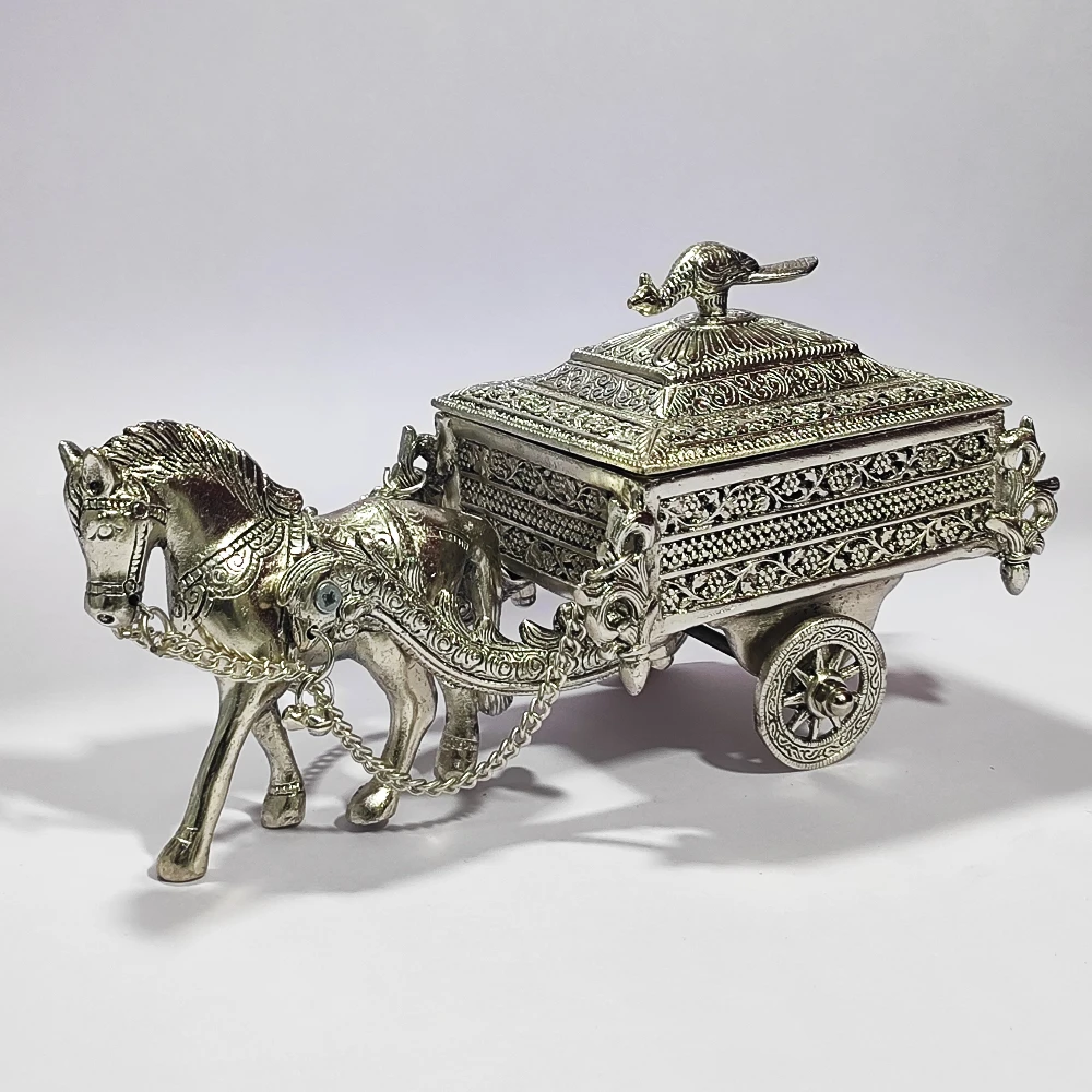 Horse Cart as Dry Fruit Container-6.25No-Z12687