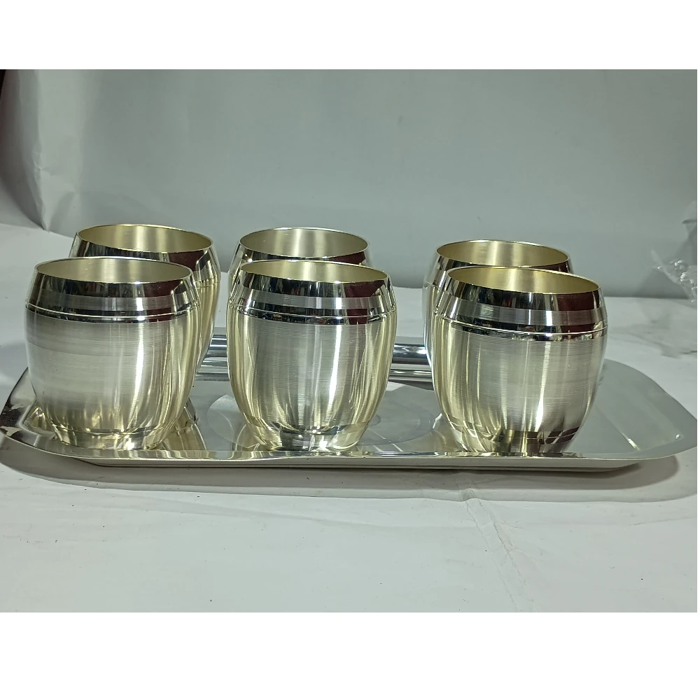 Six Glass With Bowl-12No-Z07842