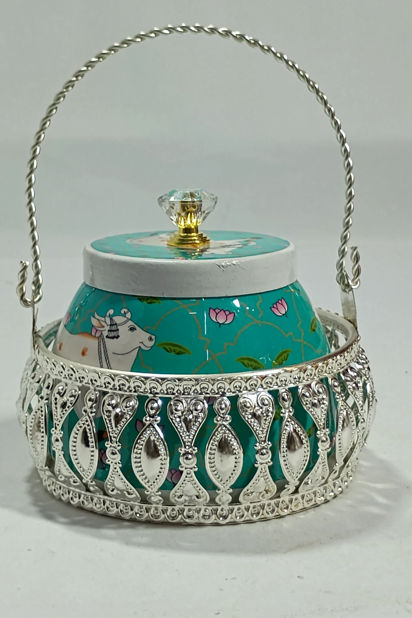 Basket With Jar-4No-Z11329