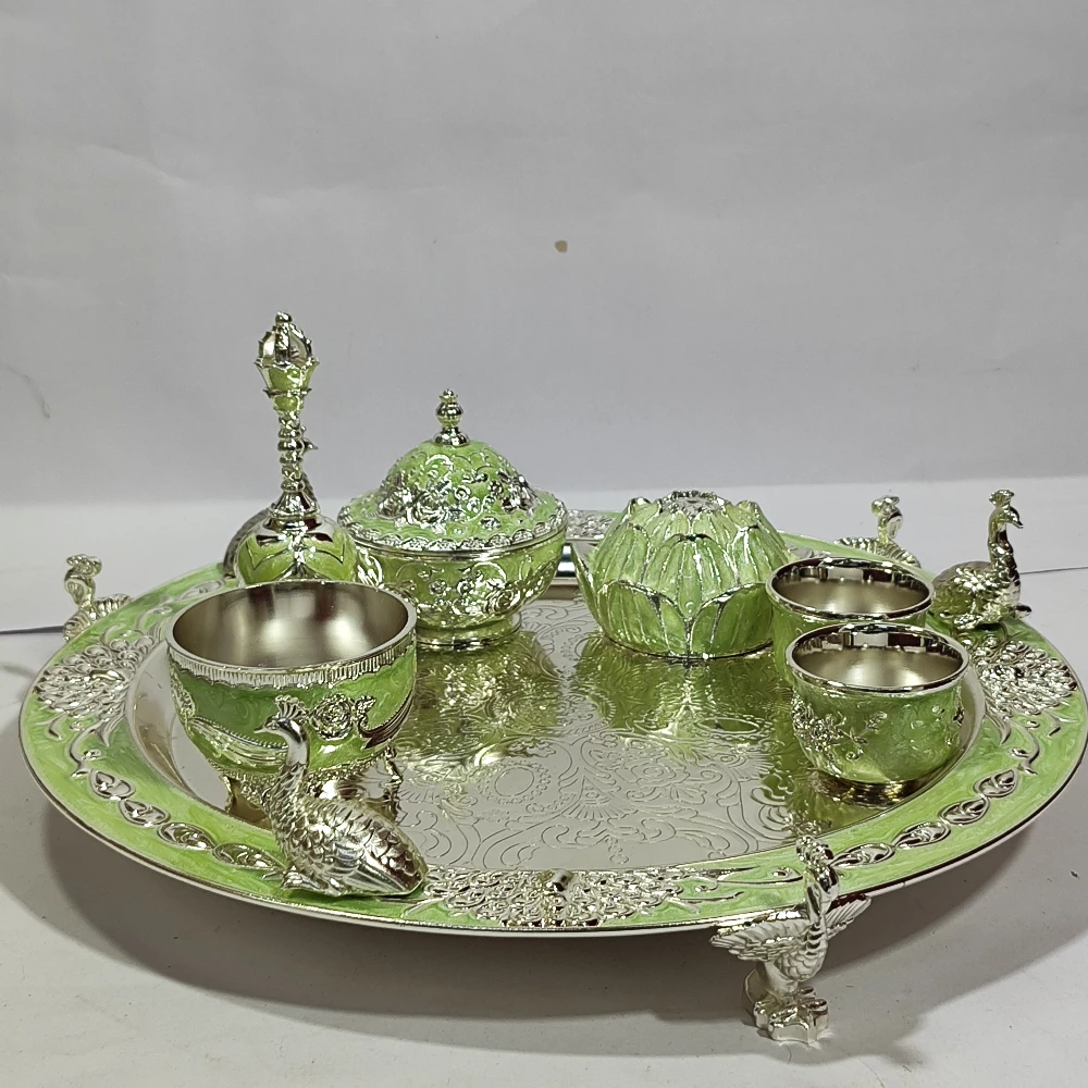 8 Pcs Puja Set-12No-Z12881