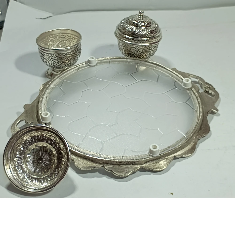 Tray With Four Burney-11No-Z12318