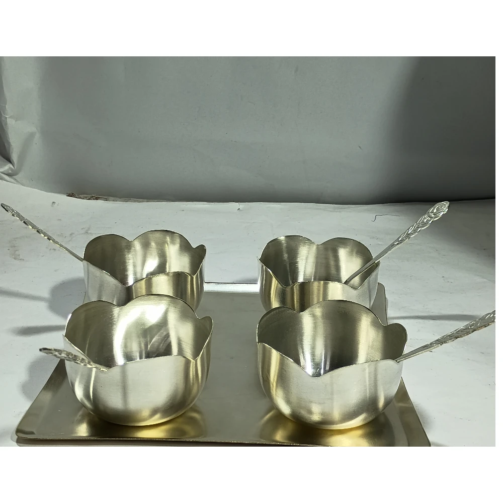 Four Bowls With Tray-8No-Z10286