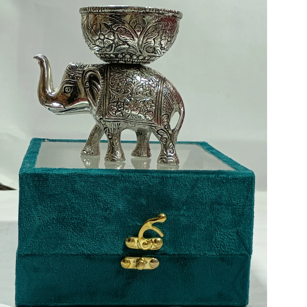 Elephant with Bowl-5No-Z07268