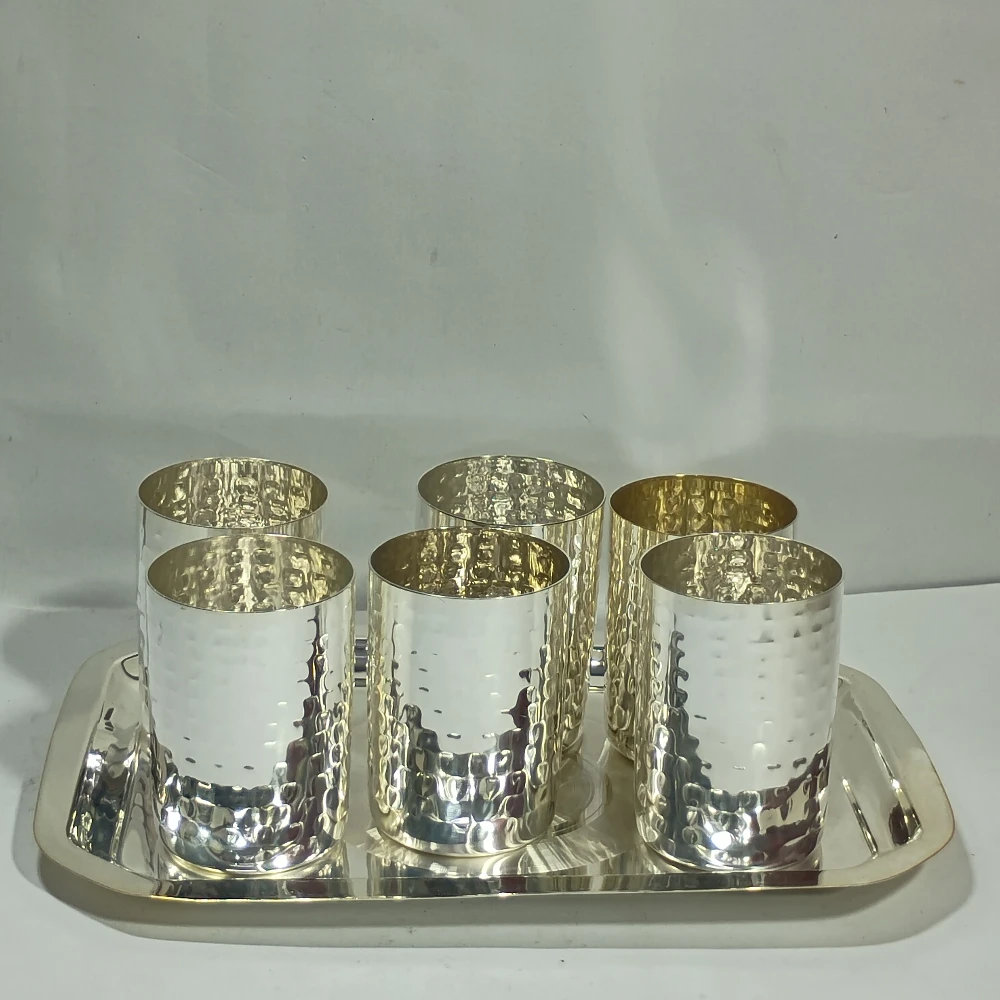 Glass with Tray-8No-Z11291