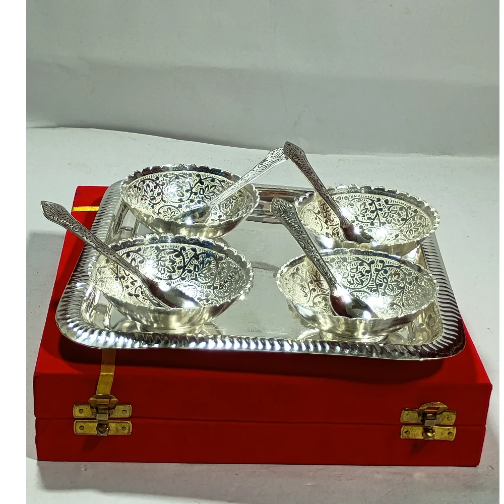 Tray with Four Bowl-9No-Z08338