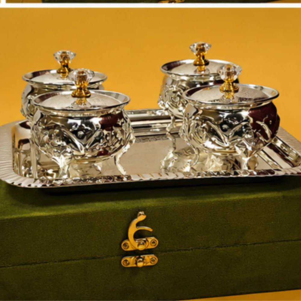 4 Dry Fruit Containers-9No-Z12898
