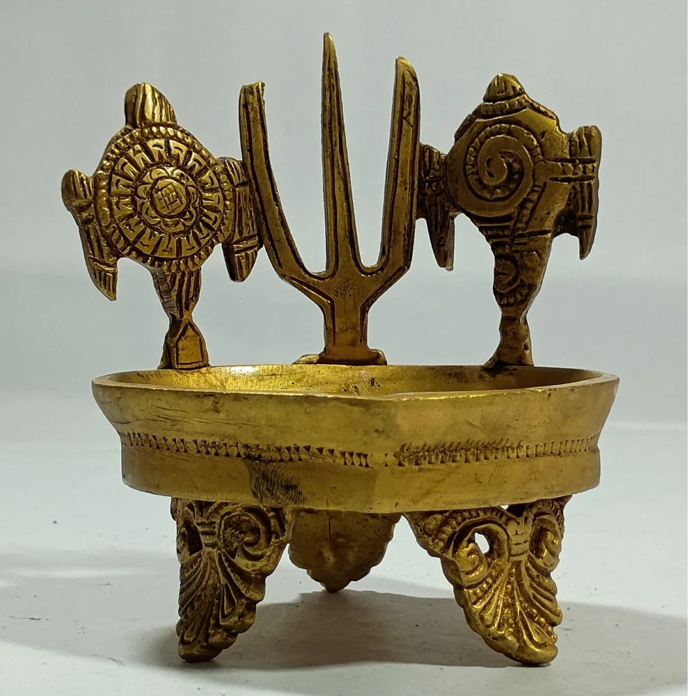 Tri Shakti with Diya-5No-Z10193
