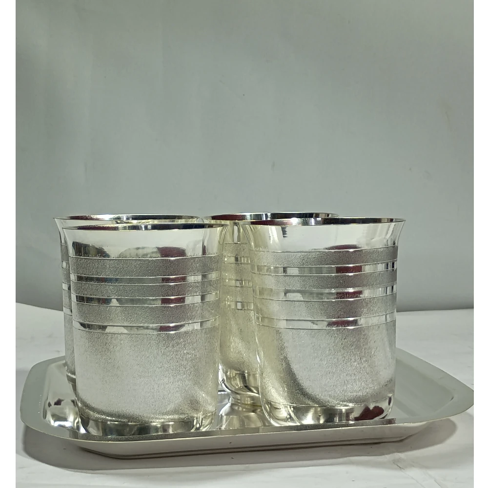 Four Glass With Tray-8No-Z10205