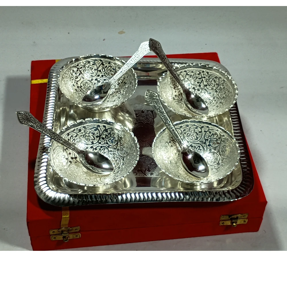 Tray with Four Bowl-9No-Z08338