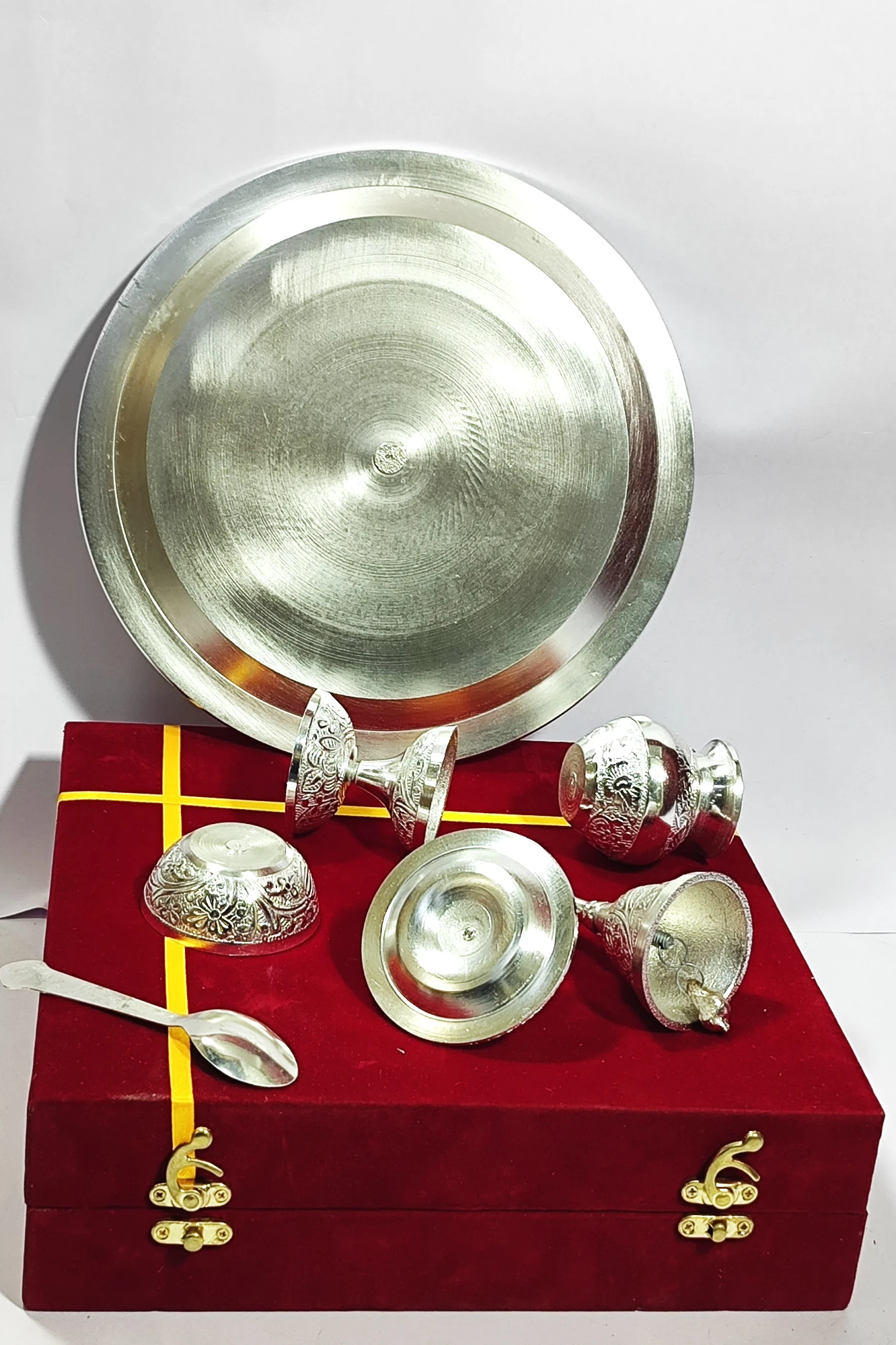 7 Pcs Puja Thali-10.25No-Z11400