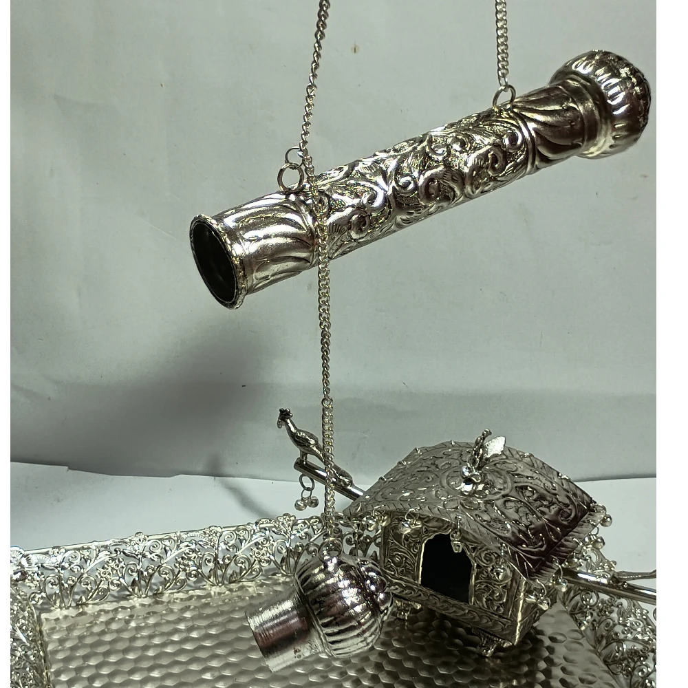 Tray with Palki Farman and Nariyal Set-14No-Z12604