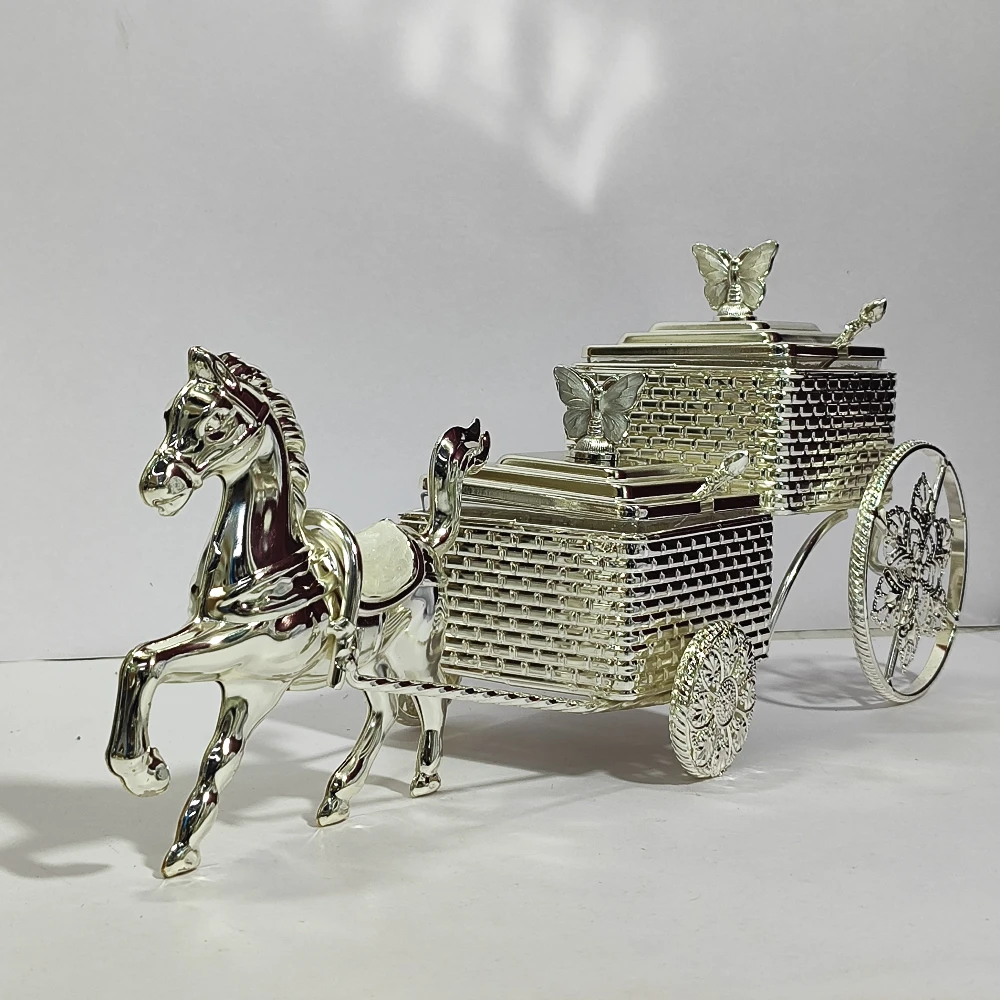 Dry Fruit Container Cum Horse Cart-7No-Z12993