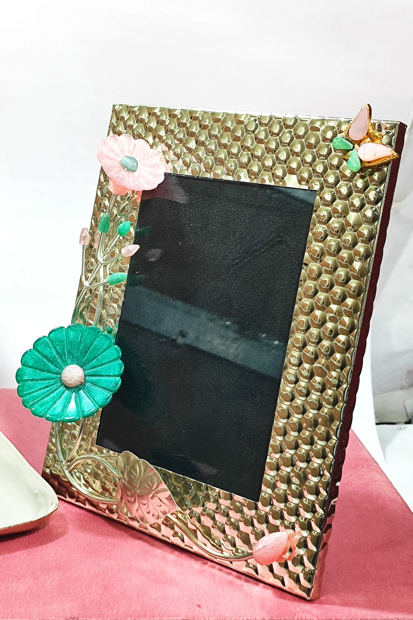 Lotus Photo Frame with Tray-11No-Z12845