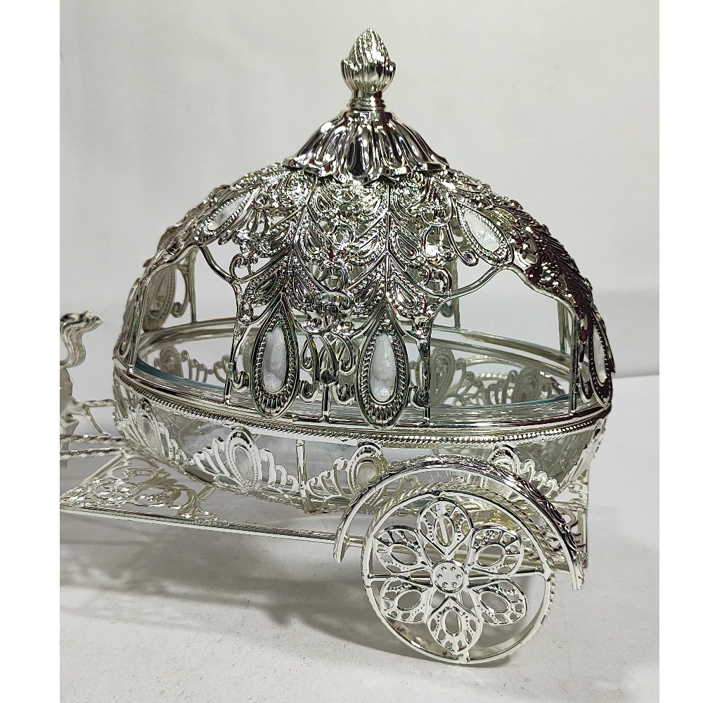 Horse Cart as Dry Fruit Container-15No-Z12652