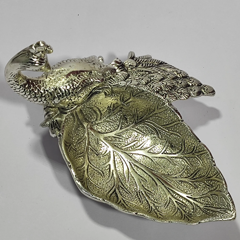 Dry Fruit Container with peacock-5No-Z11949